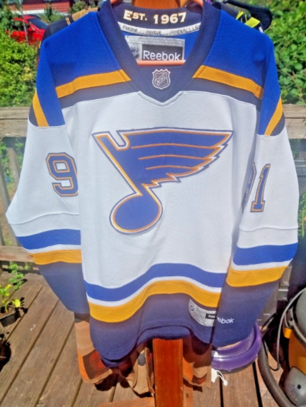 (S)Reebok Vladimir Tarasenko NHL hockey jersey St. Louis Blues
